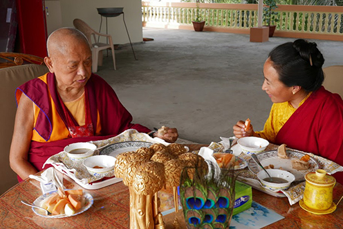 Lama Zopa Rinpoche at Root Institute
